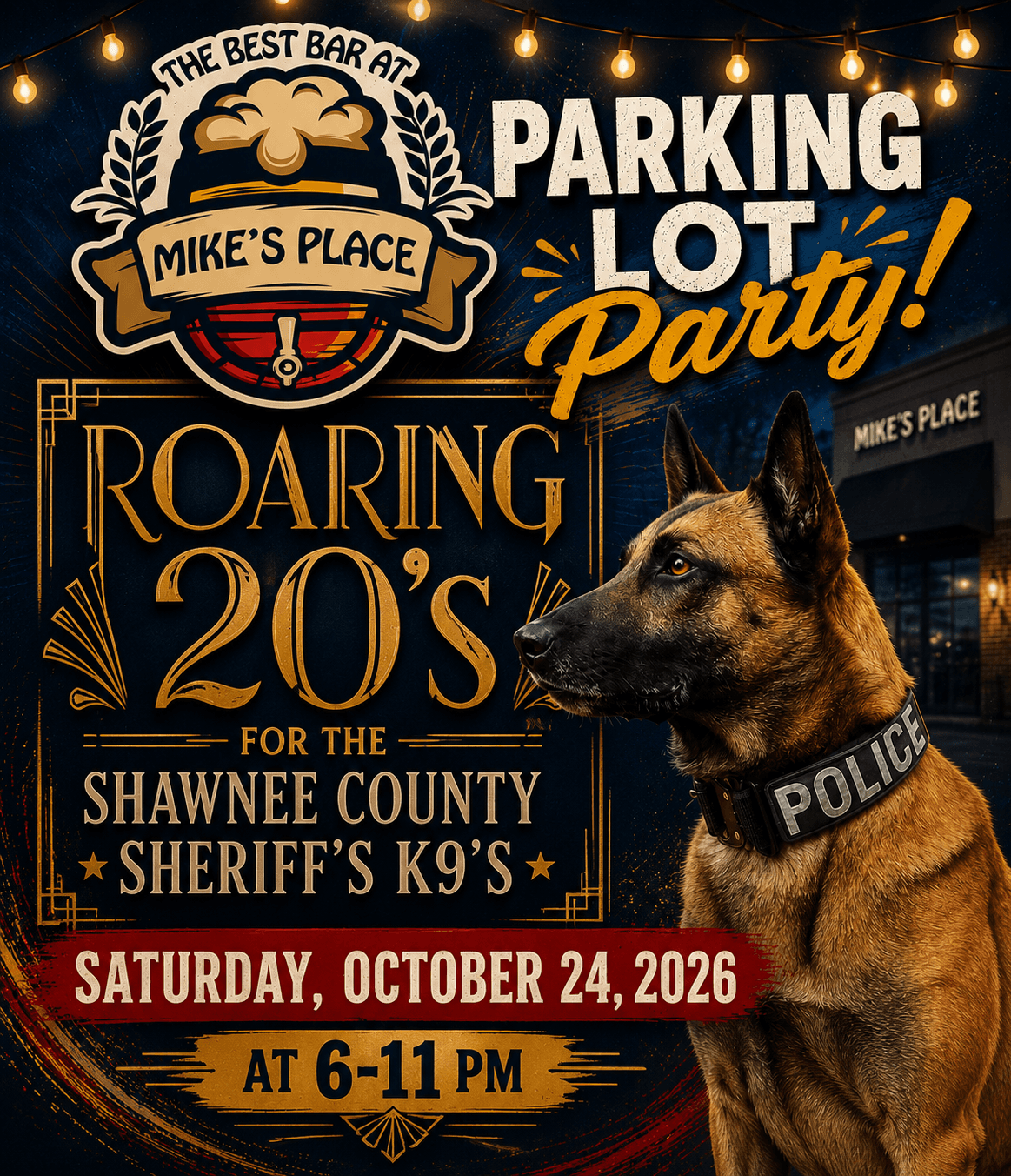 Roaring 20's for the Shawnee County Sheriff's K9's